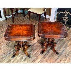 PAIR Tables en cuir