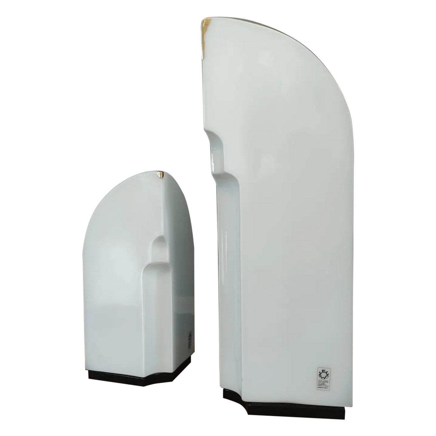 Pair Leucos Tiki Lamps