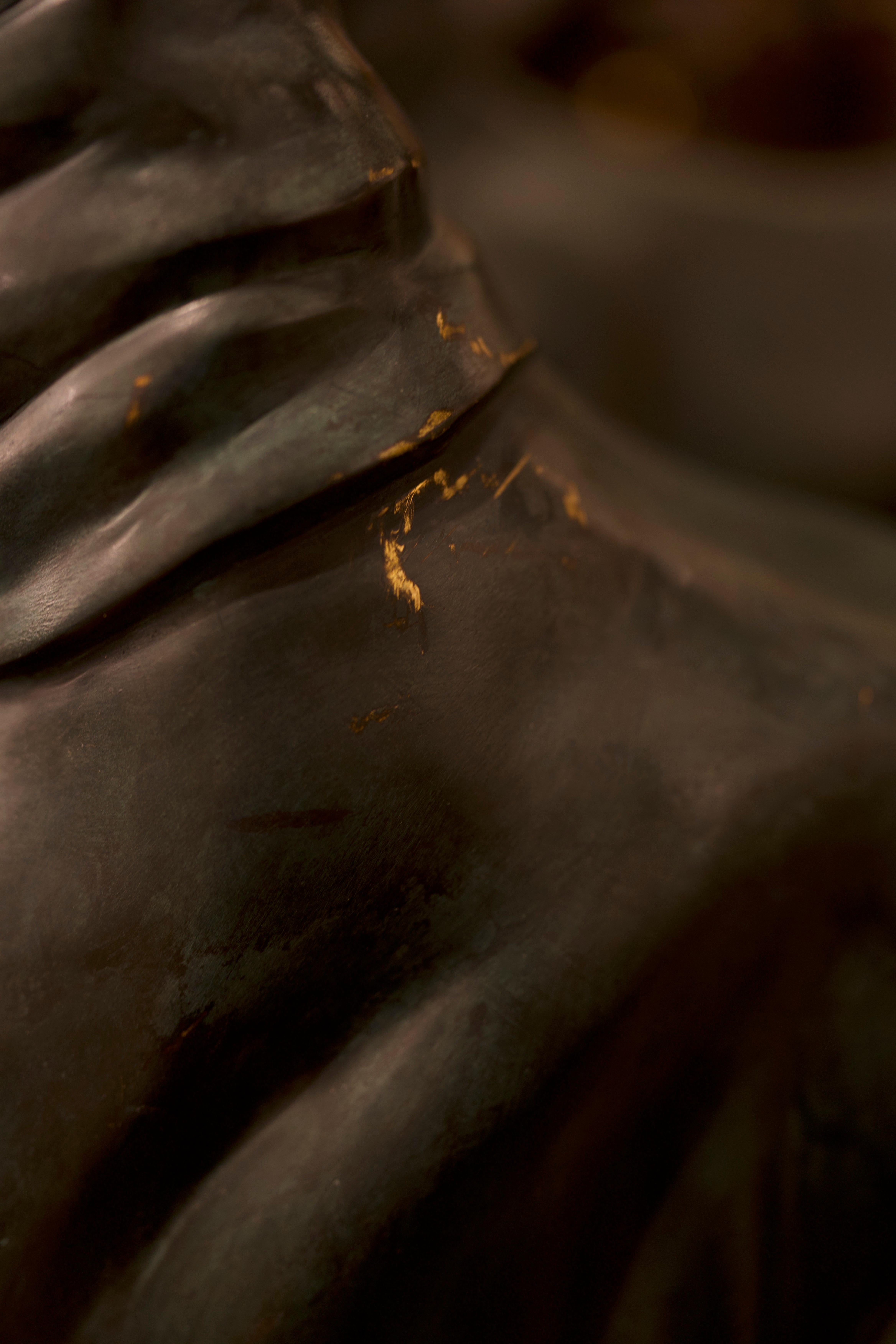 Paire de lévriers en bronze grandeur nature Chiens Art déco, 20e siècle  en vente 2