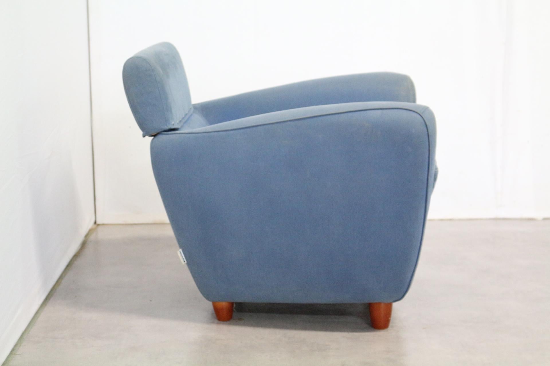 Mid-Century Modern Pair of Ligne Roset Armchairs Vintage 20th Century to Recover