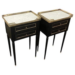 Antique Pair Louis XVI French Side Tables