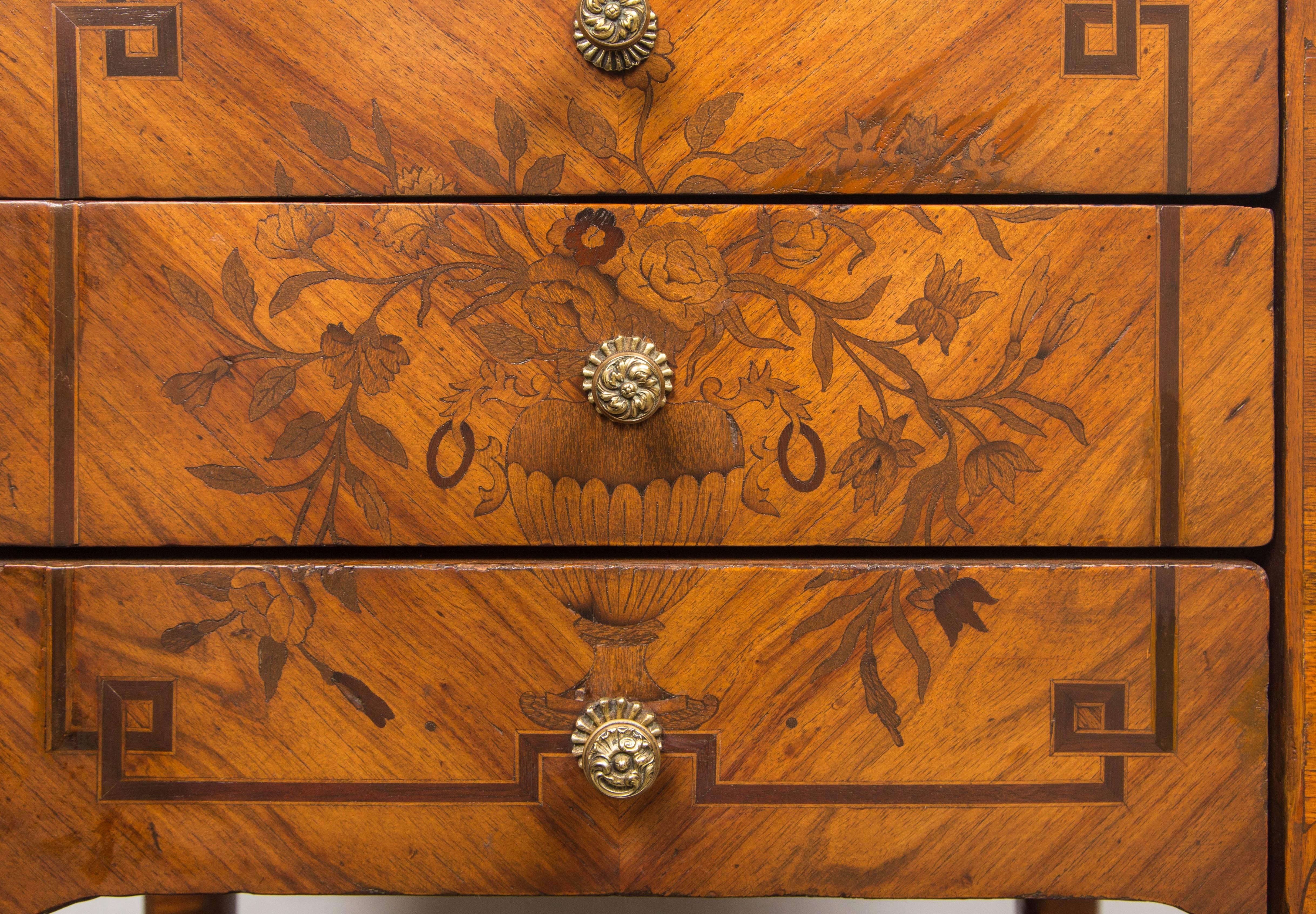 Fruitwood Pair of Louis XVI Period Side Tables