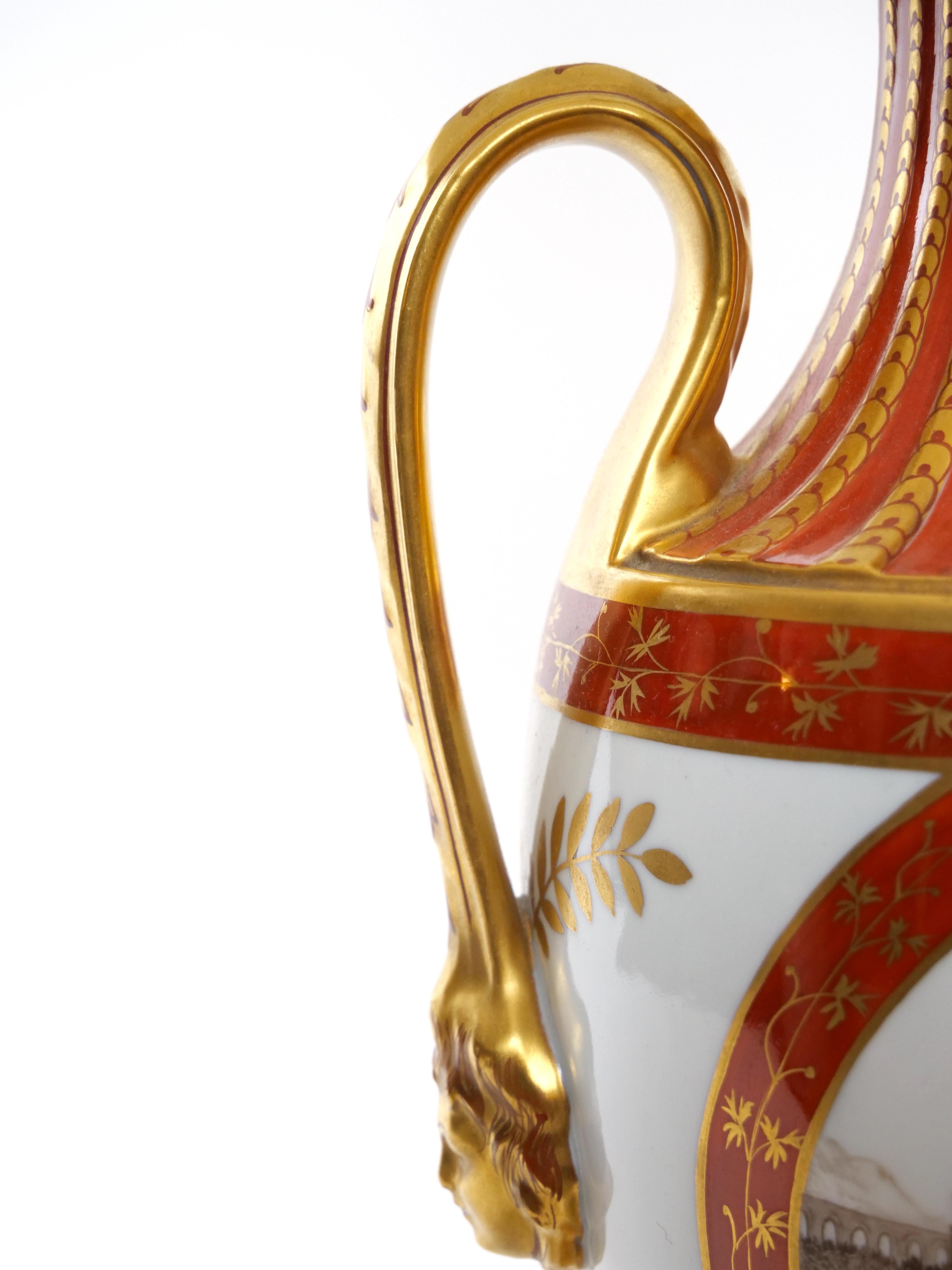 Paar französische Porzellan-/Dore-Bronze-Tischlampen im Louis-XVI.-Stil im Angebot 5