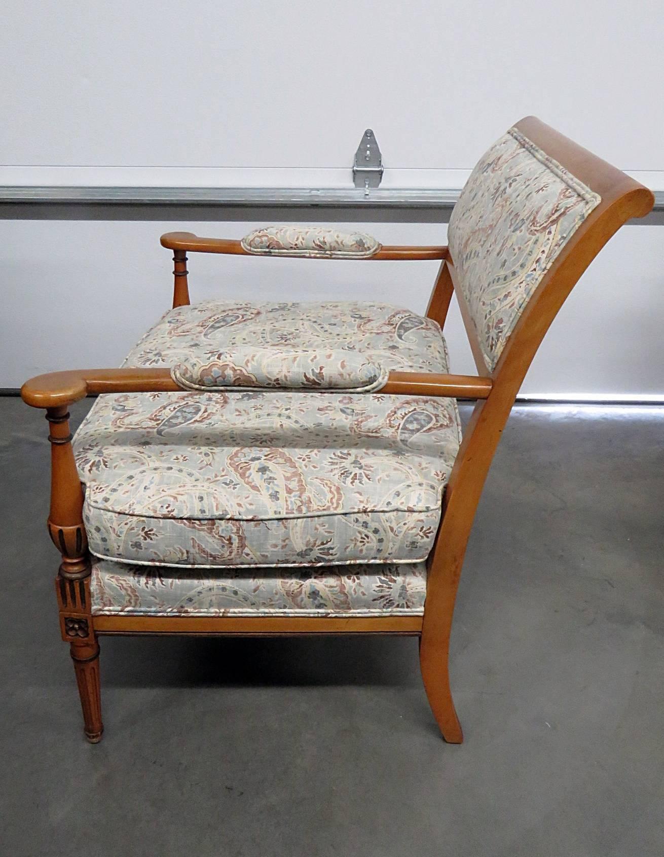 Mid-20th Century Pair of Louis XVI Style Marquis Attributed to Grosfeld House