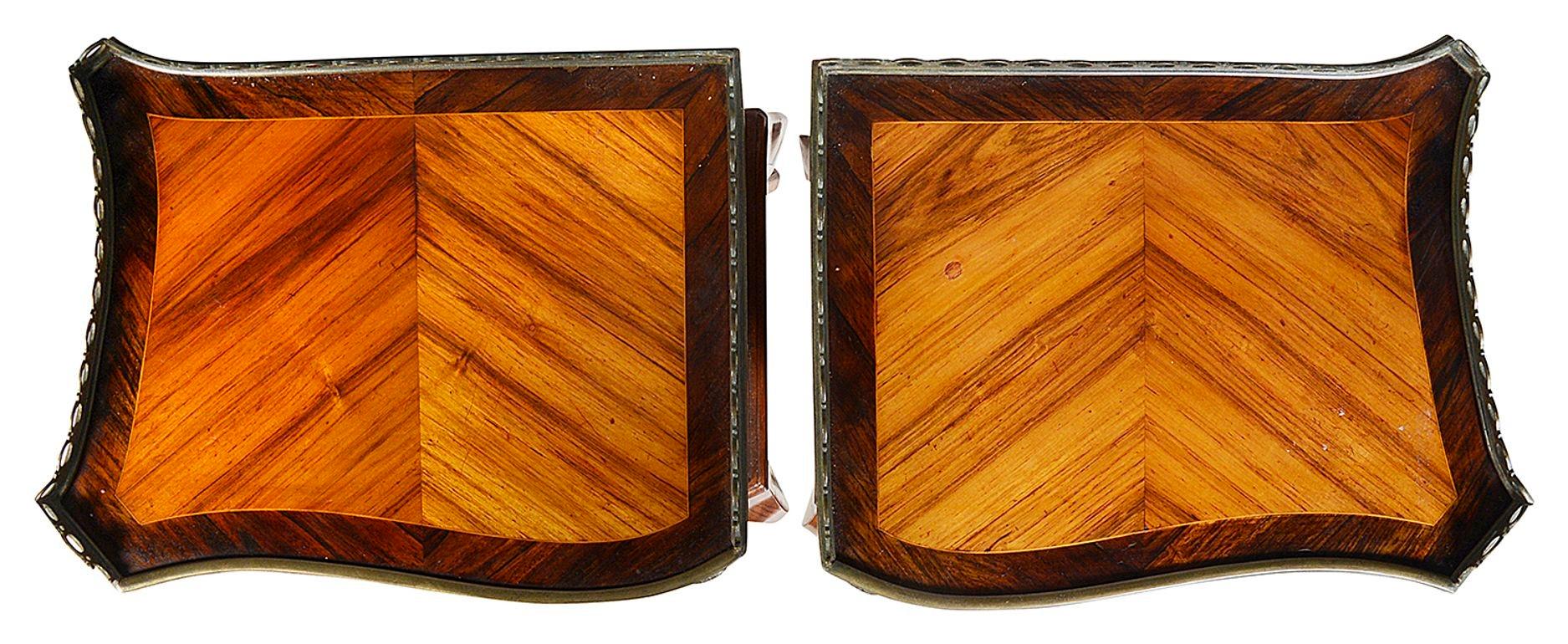 19th Century Pair Louis XVI style side tables, circa 1890 For Sale