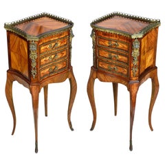 Antique Pair Louis XVI style side tables, circa 1890