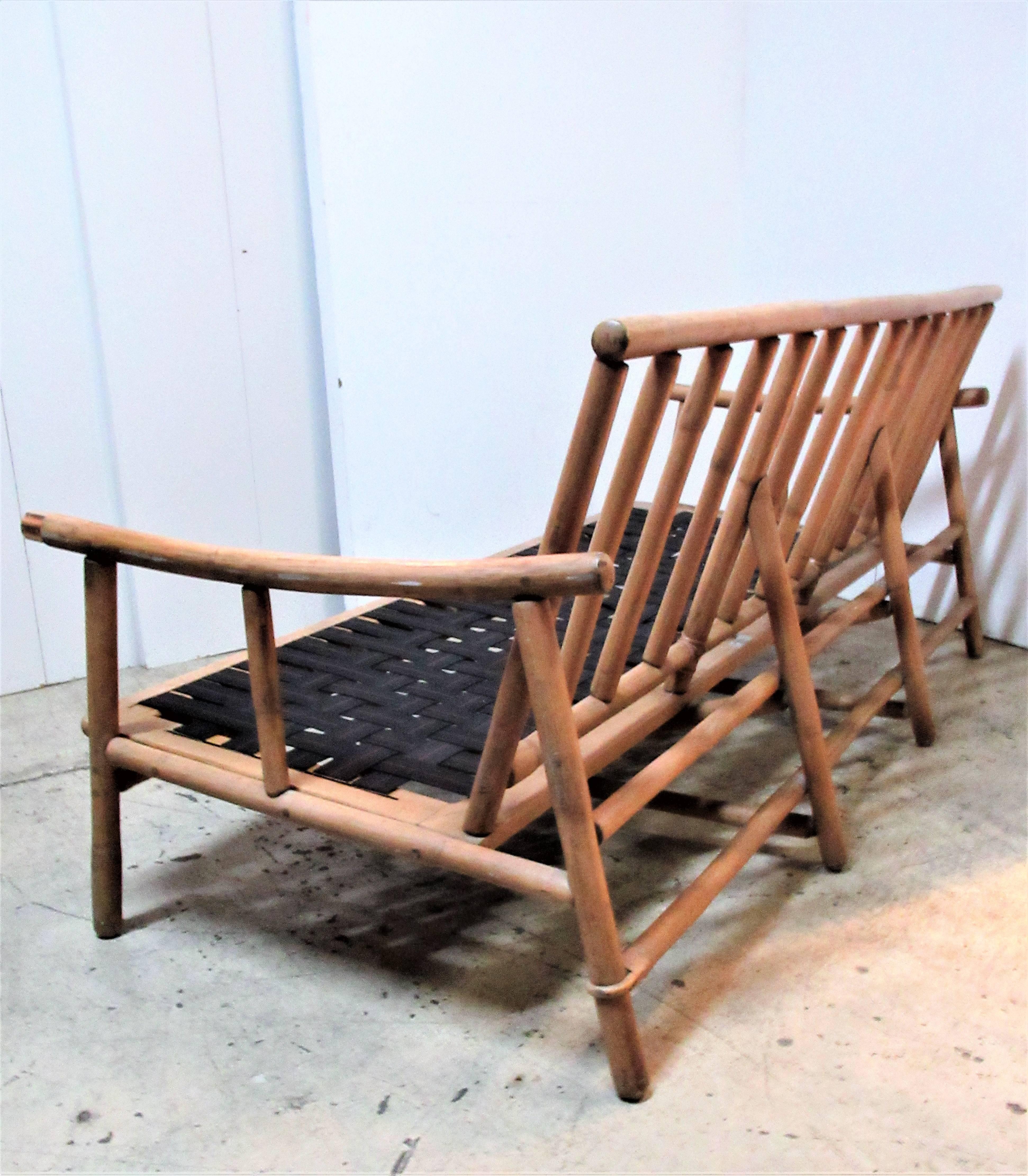 Mid-Century Modern Paire de chaises longues et canapé de John Wisner pour Ficks Reed
