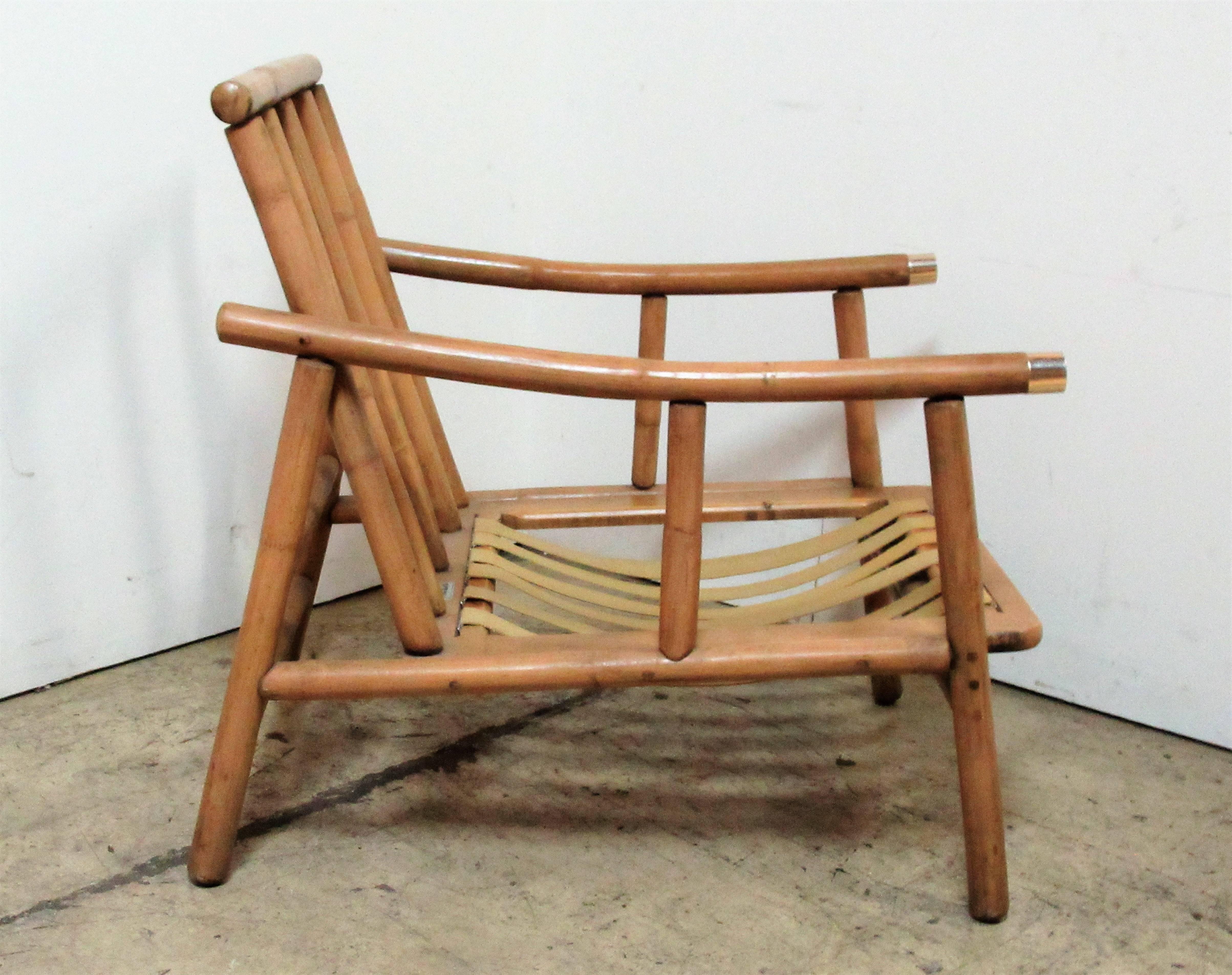 Paire de chaises longues et canapé de John Wisner pour Ficks Reed 3