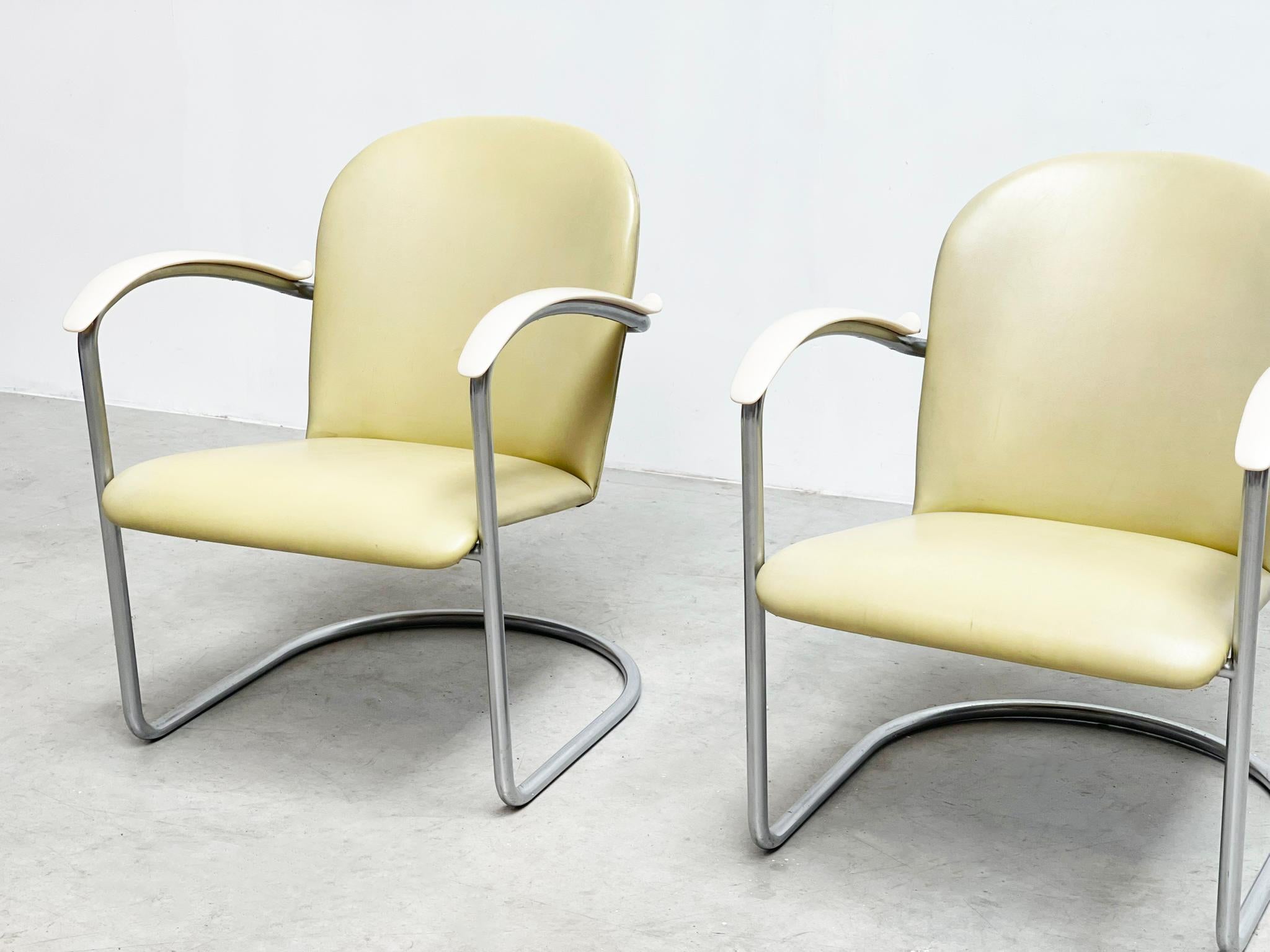 Paar Loungesessel Modell 414 von WH Gispen, Modell 414 im Angebot 1