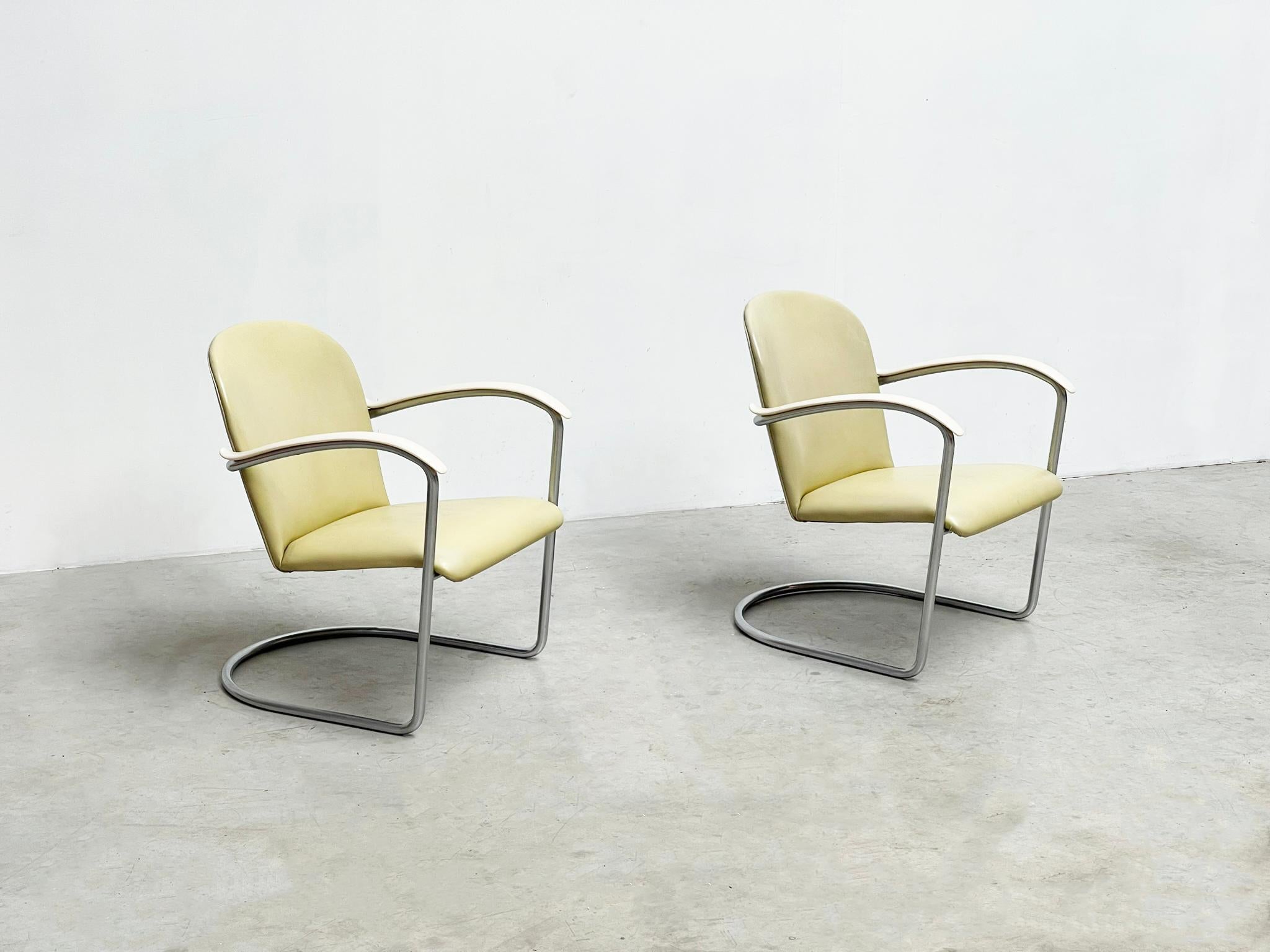 Paar Loungesessel Modell 414 von WH Gispen, Modell 414 im Angebot 2