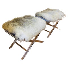 Hollywood Regency Ottomans and Poufs