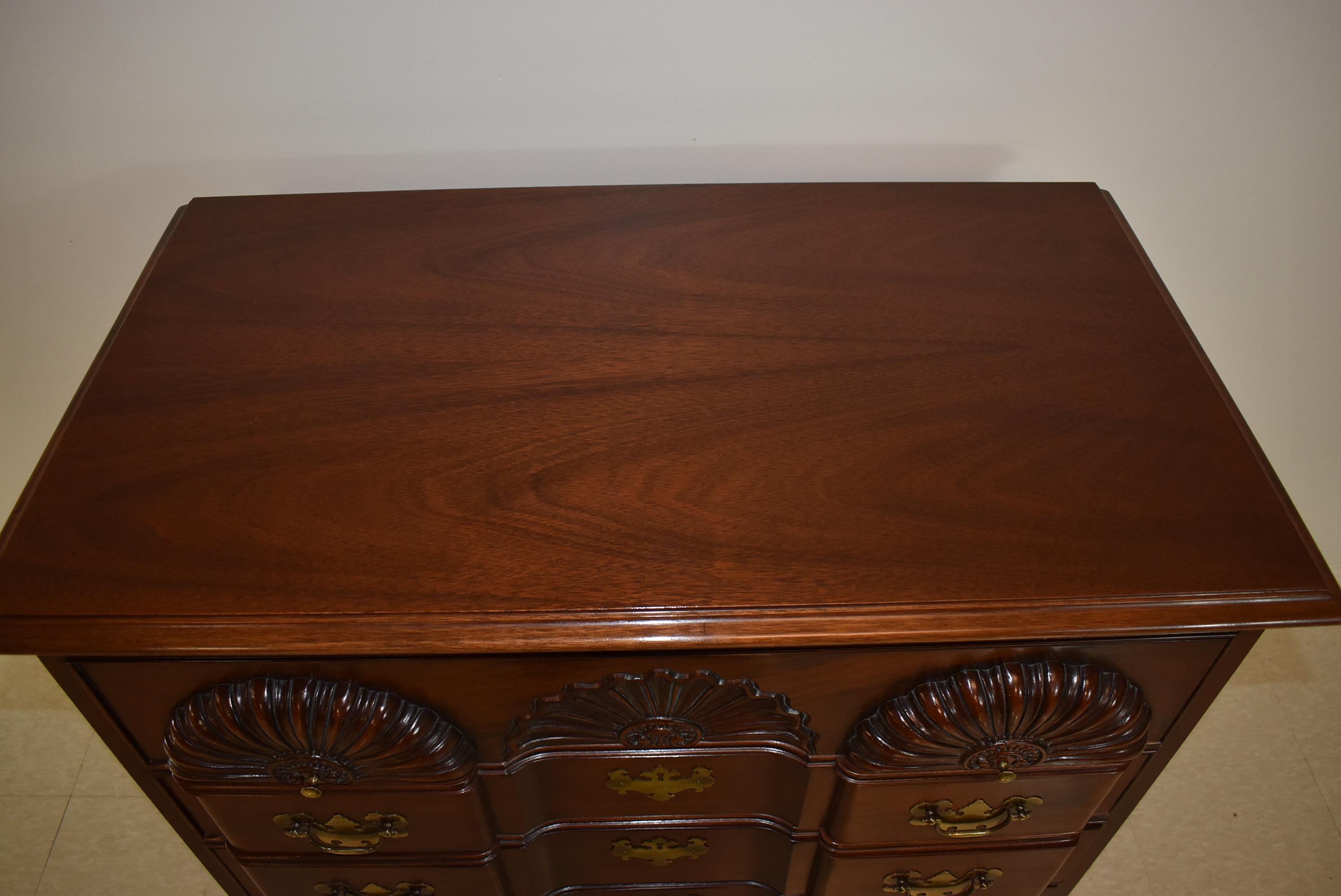 Pair of American Masterpiece Collection Chippendale Chest Hickory Chair Co In Good Condition In Toledo, OH