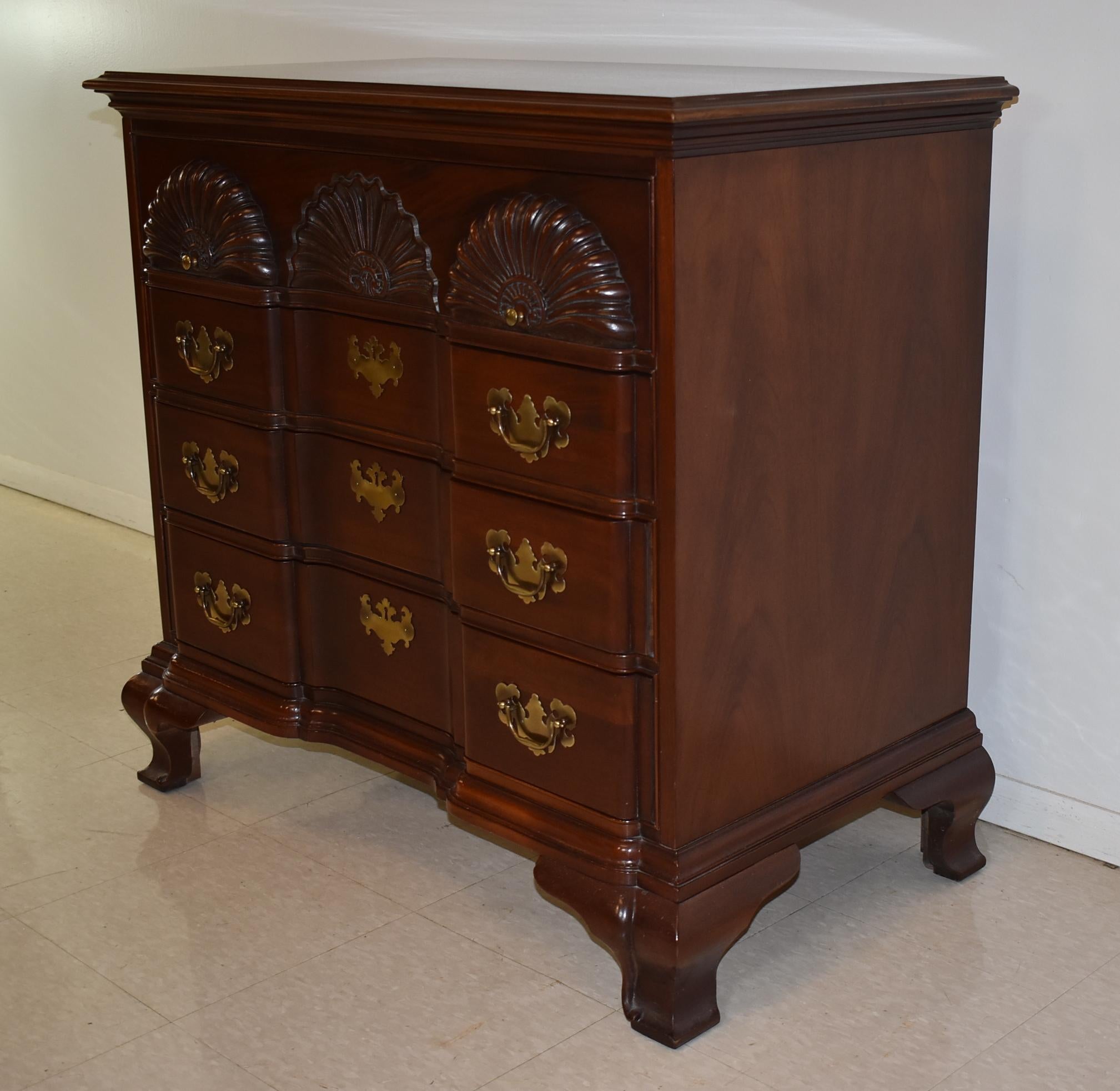 20th Century Pair of American Masterpiece Collection Chippendale Chest Hickory Chair Co