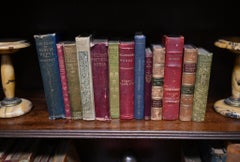Pair Mahogany Bookcases Open Front Sheraton