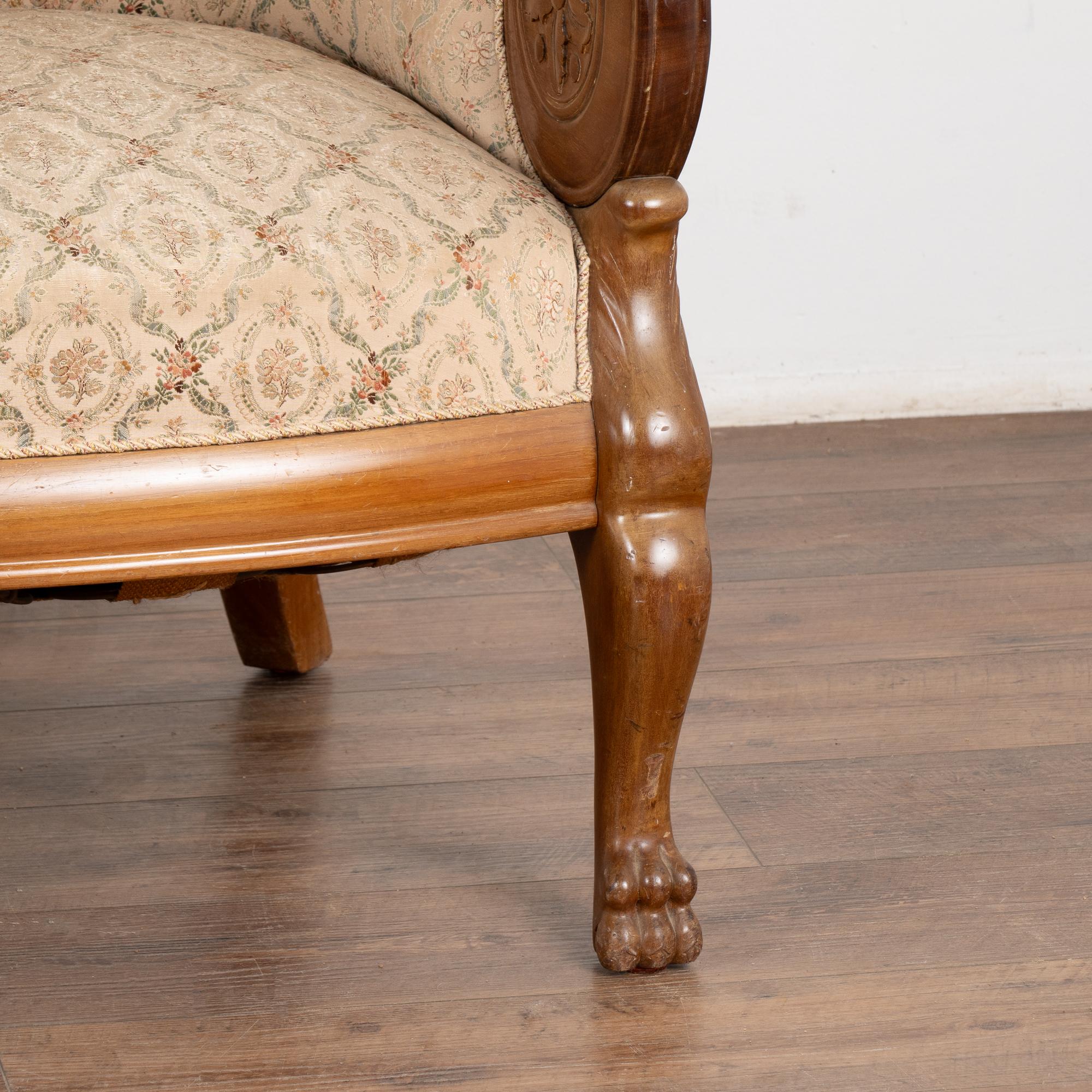 Pair, Mahogany Club Library Chairs, Denmark circa 1900's For Sale 2