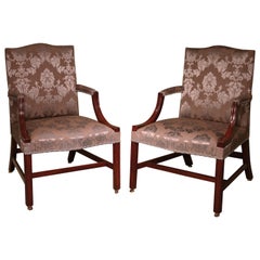 Pair of Mahogany Gainsborough Chairs