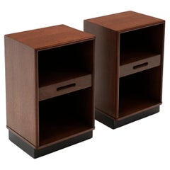 Pair Mahogany Night Stands by Edward Wormley for Dunbar, Expertly Refinished