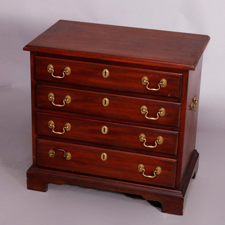 Pair of Mahogany Virginia Galleries Henkel Harris Mahogany Chests of