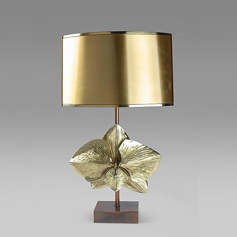French Pair Maison Charles Orchidee Table Lamps For Sale