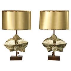 Pair Maison Charles Orchidee Table Lamps