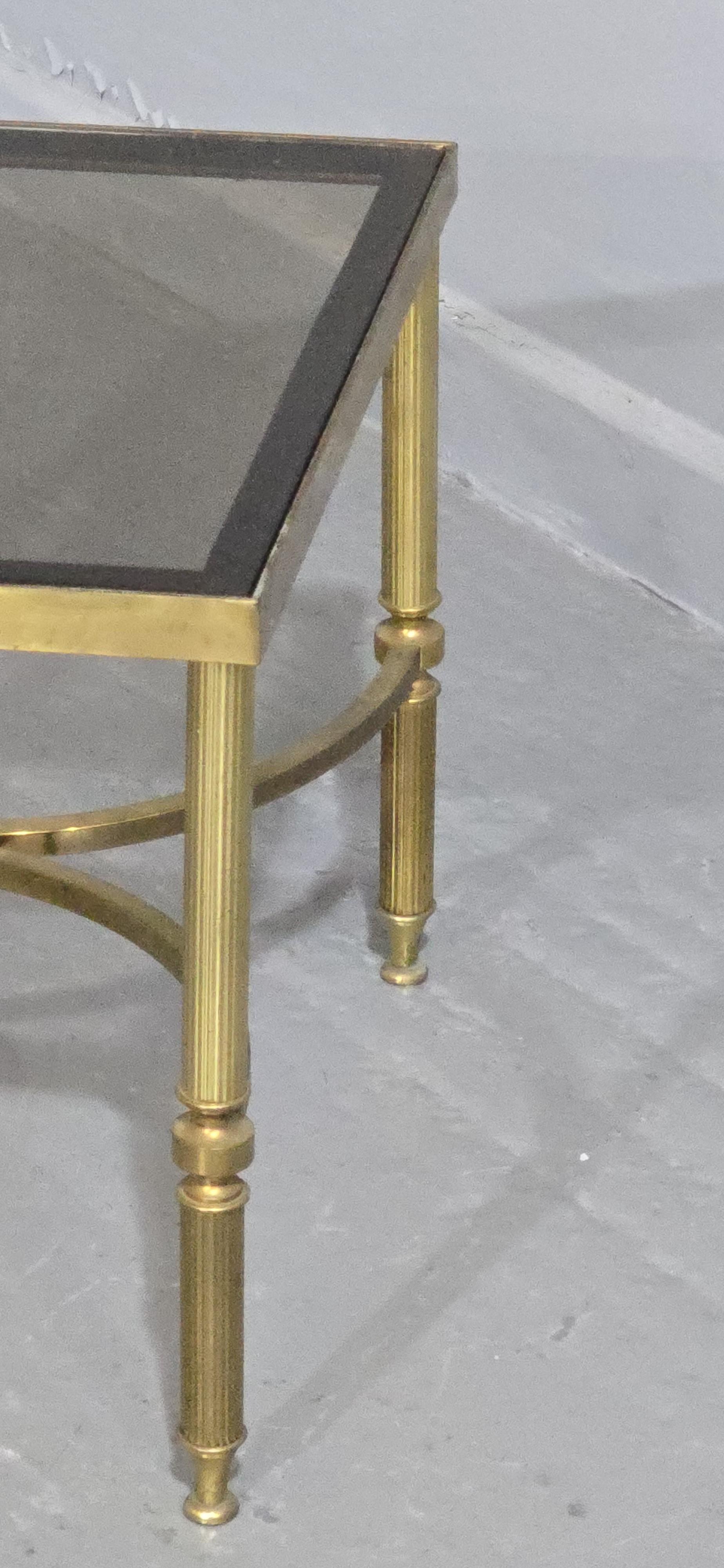 French Provincial Pair Maison Jansen Side Lamp Tables For Sale