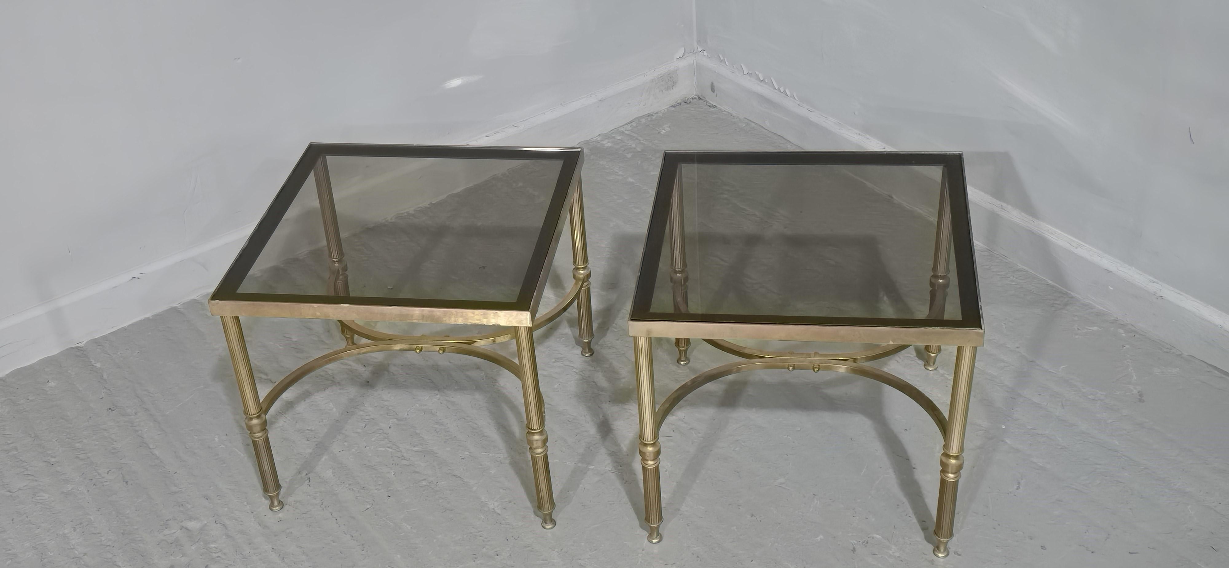Pair Maison Jansen Side Lamp Tables In Good Condition For Sale In Swadlincote, GB