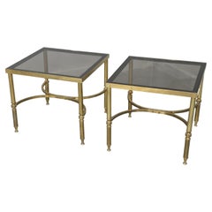 Antique Pair Maison Jansen Side Lamp Tables