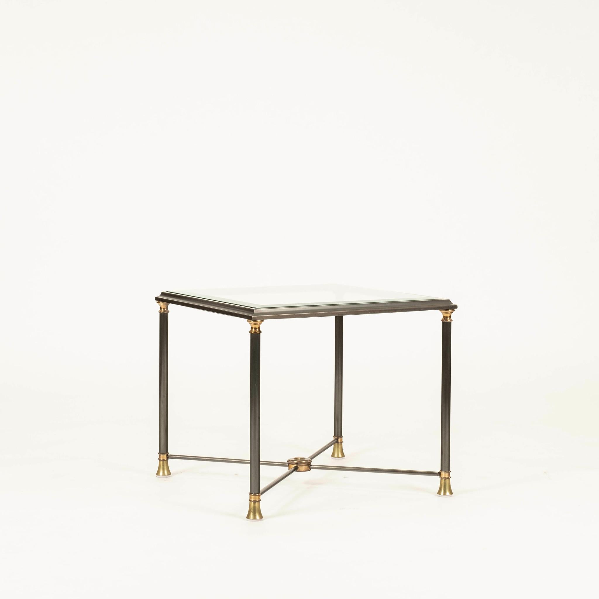 Pair Maison Jansen Style End Tables In Good Condition For Sale In Houston, TX