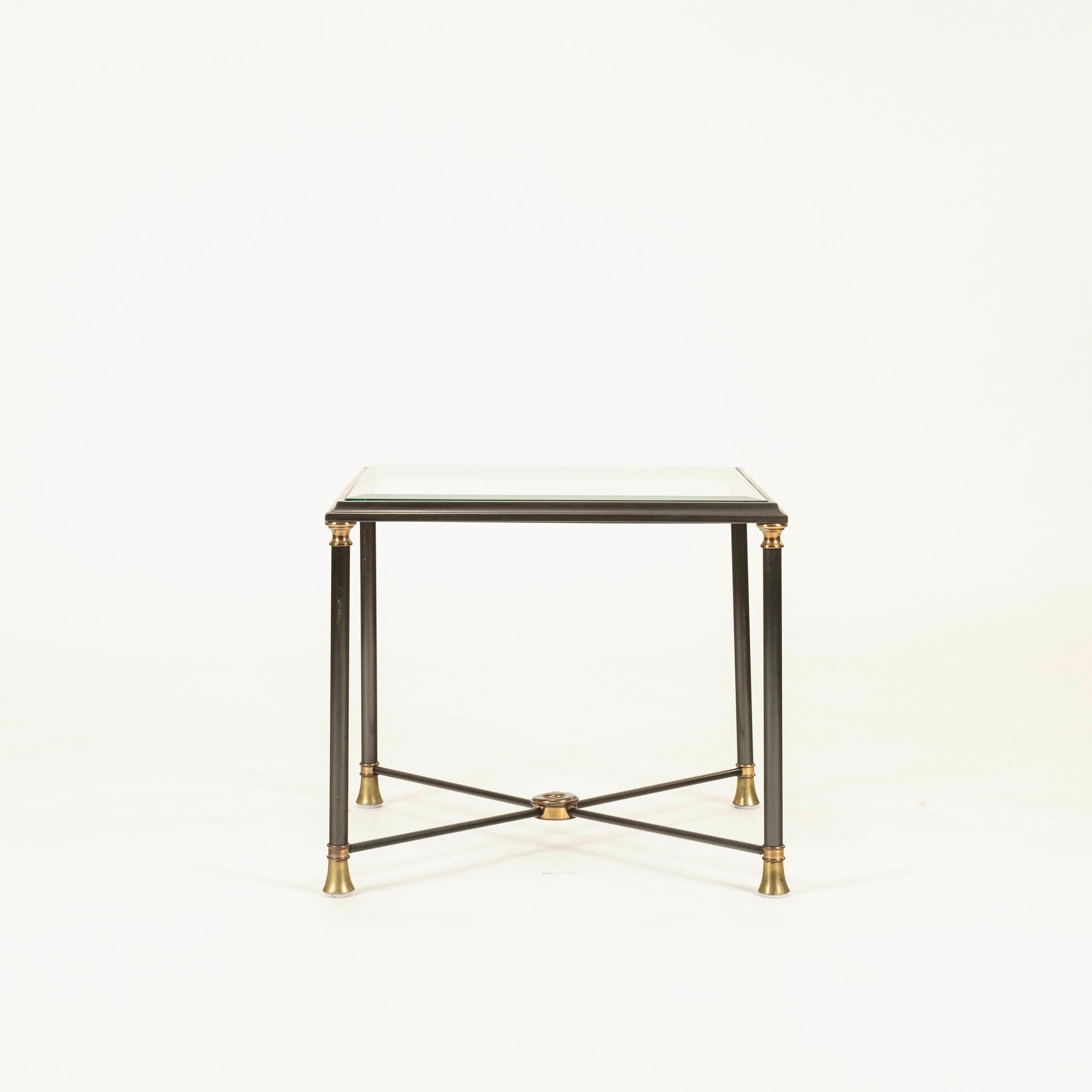 20th Century Pair Maison Jansen Style End Tables For Sale