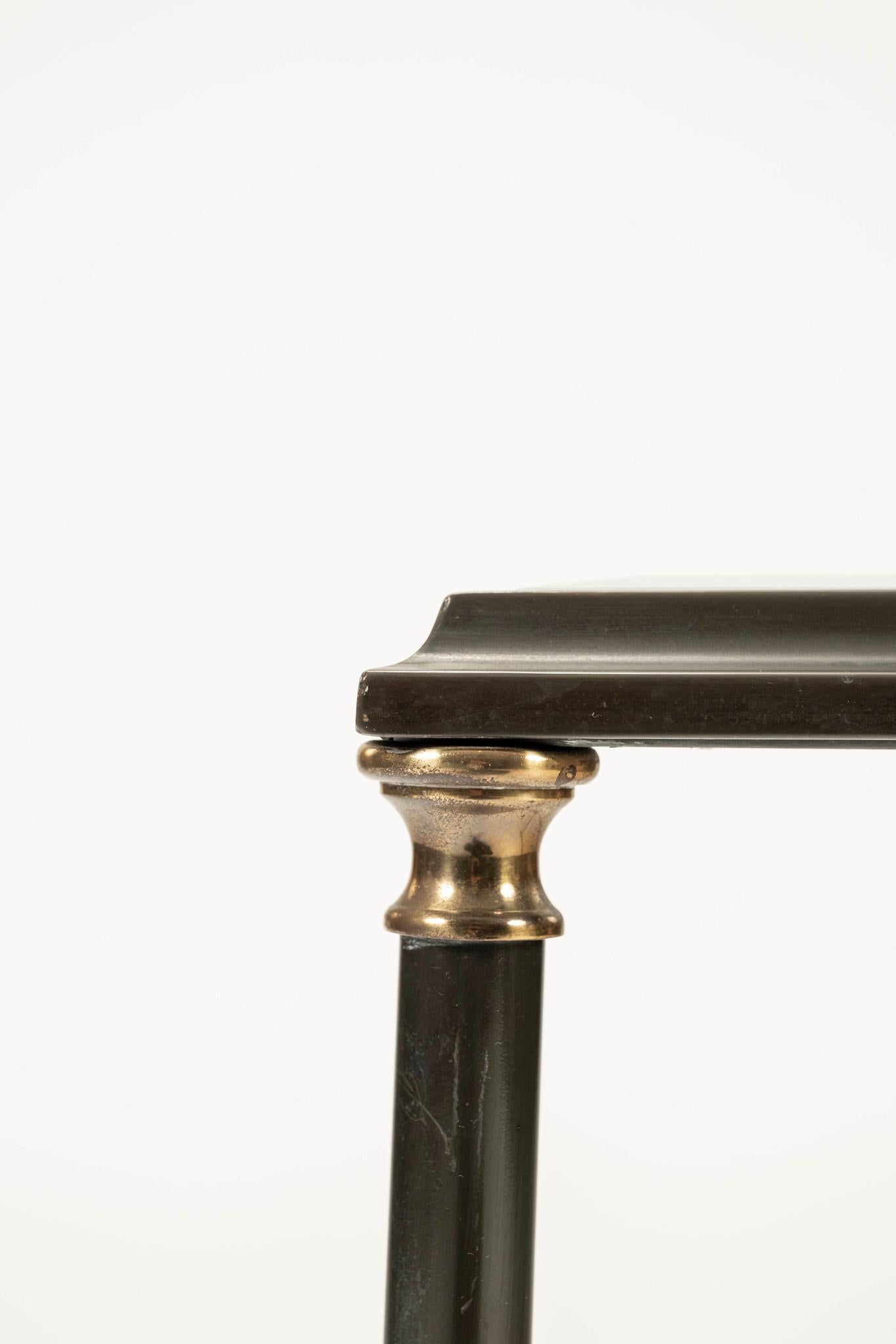 Pair Maison Jansen Style End Tables For Sale 3
