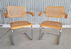 Paar Cesca-Stühle von Marcel Breuer