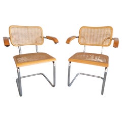 Pair Marcel Breuer Cesca Chairs