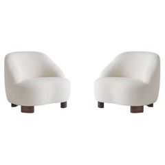 Pair Margas LC1 - Walnut & Karakorum 001 - by Louise Liljencrantz for &Tradition