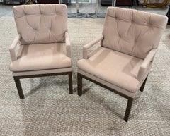 Pair Mastercraft Bronze Parsons Club Chairs, Spain, 1970s