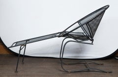 Pair of Maurizio Tempestini for Salterini Chaise Lounges, Wrought Iron