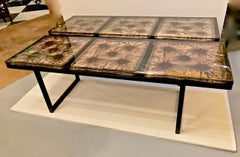 Pair of McCollin Bryan Resin Benches or Tables