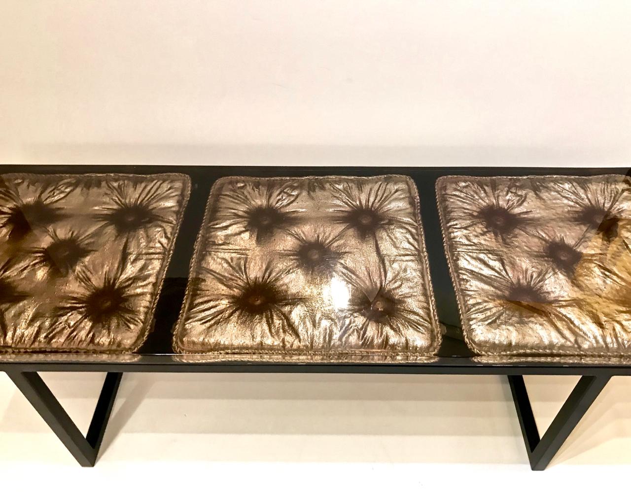 Pair of McCollin Bryan Resin Benches or Tables 2