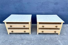 Pair McGuire Side Tables or Nightstands
