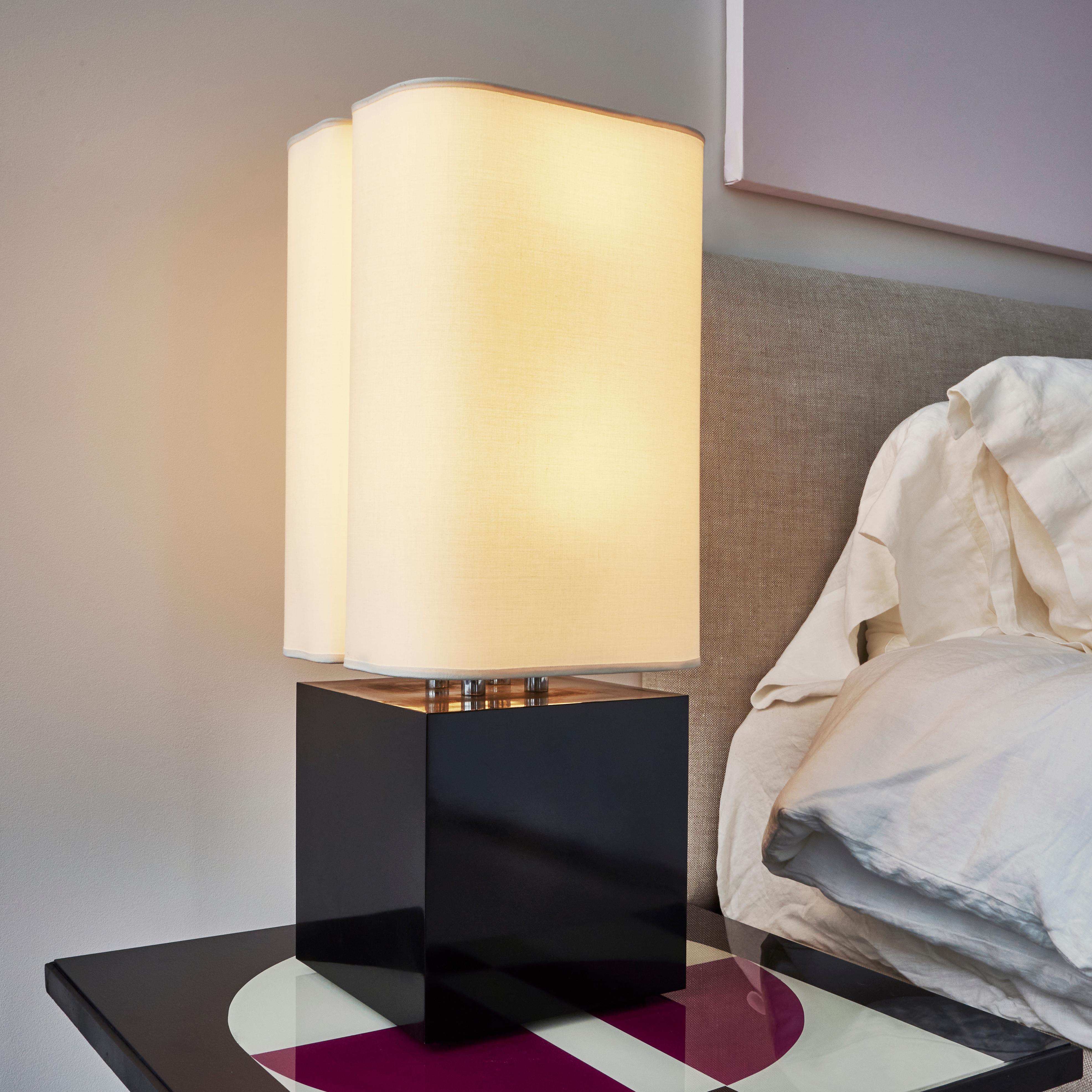 Pair Michel Boyer's Brasilia Lamp In Good Condition For Sale In New York, NY