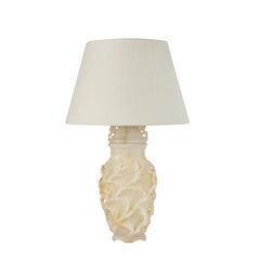 Pair MId-Century Alabaster Lamps from The Marbro Lamp Company