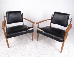 Pair of Midcentury Armchairs by Selrite