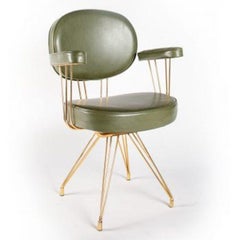 Pair of Midcentury Armchairs and Single Footstool by Pierre Paulin for Thonet