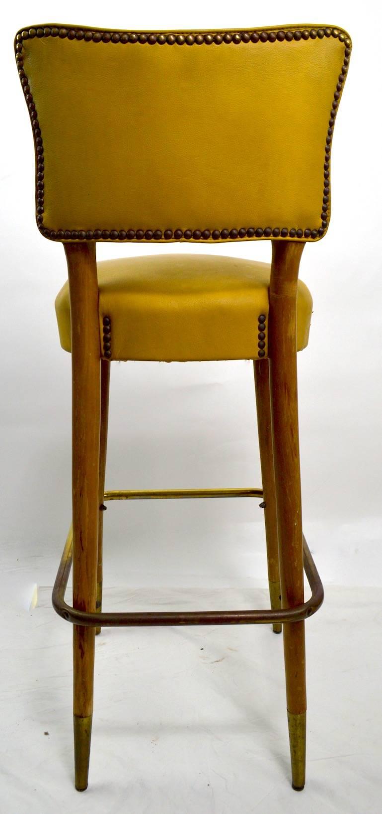 Mid Century Bar Counter Stool 4