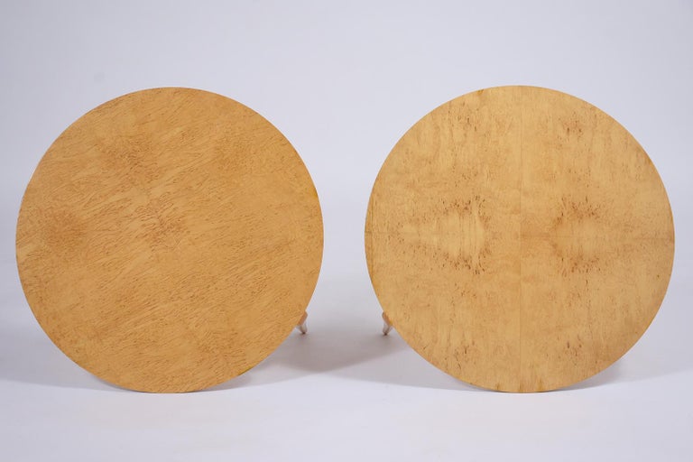 Wood Bruno Mathsson Side Tables For Sale