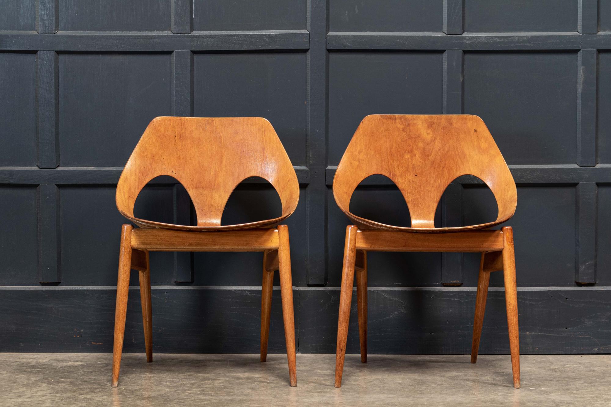 20th Century Pair Mid Century 'Carl Jacobs' Chairs for Kandya For Sale