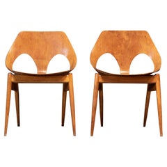 Vintage Pair Mid Century 'Carl Jacobs' Chairs for Kandya