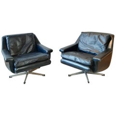 Pair of Midcentury Danish Armchairs by Werner Langefeld for ESA Møbelværk, 1960s