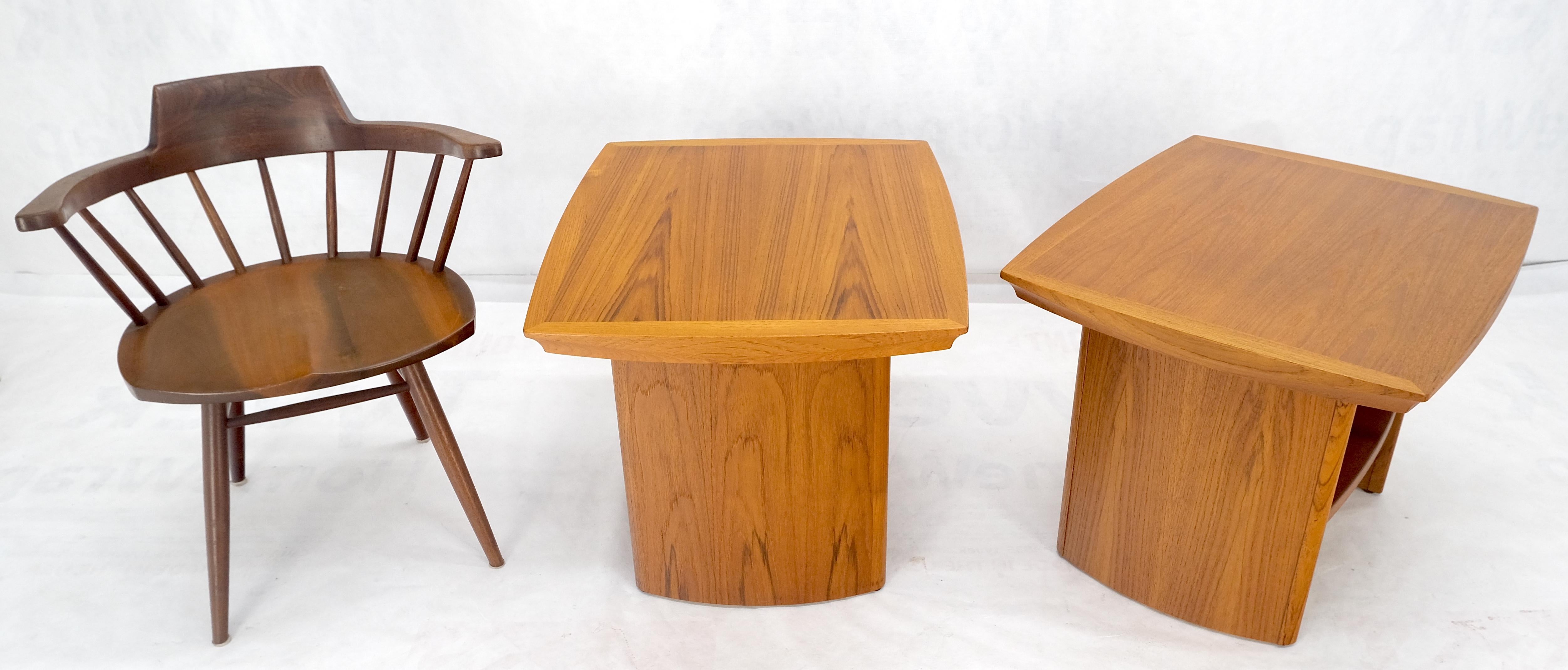 Canadien Paire de tables de nuit danoises mi-siècle moderne en teck MINT ! en vente