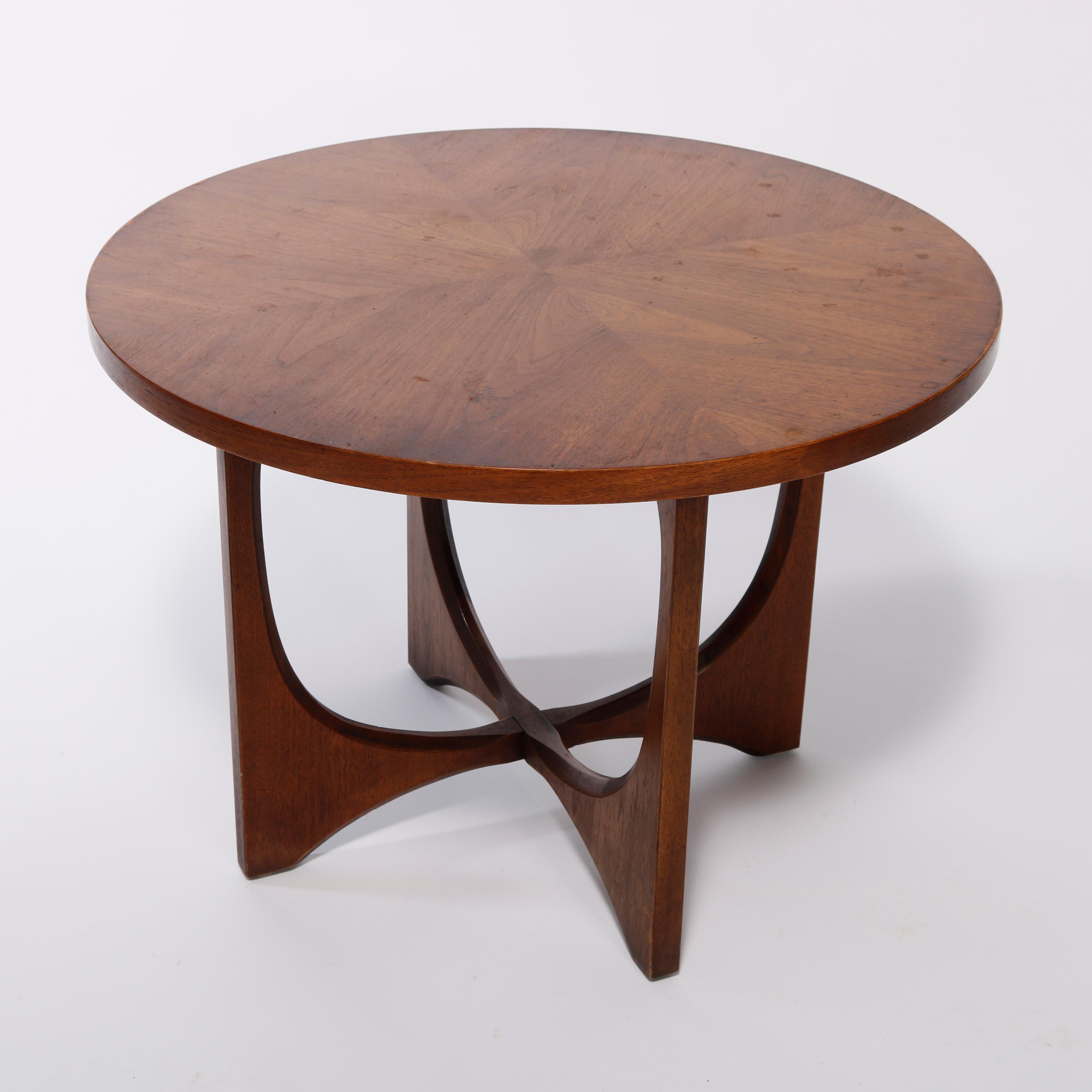 Mid-Century Modern Pair Mid-Century Danish Modern Walnut Occasional Side Tables, Circa 1960’s