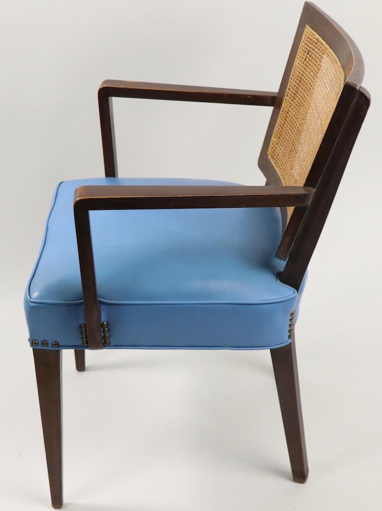 Américain Paire de fauteuils de salle à manger du milieu du siècle dernier attribués à Probber en vente